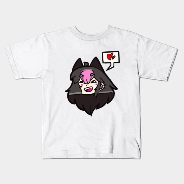 Kel "Chibi!" Speak Bubble Heart Kids T-Shirt by Studio 20Bones